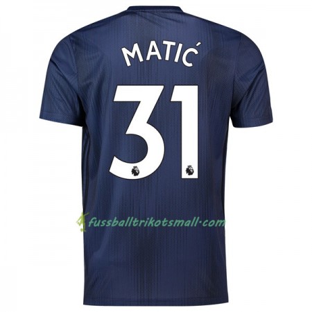 Günstige Fußballtrikots Manchester United Matic 31 2018-2019 Kurzarm Ausweichtrikot kaufen